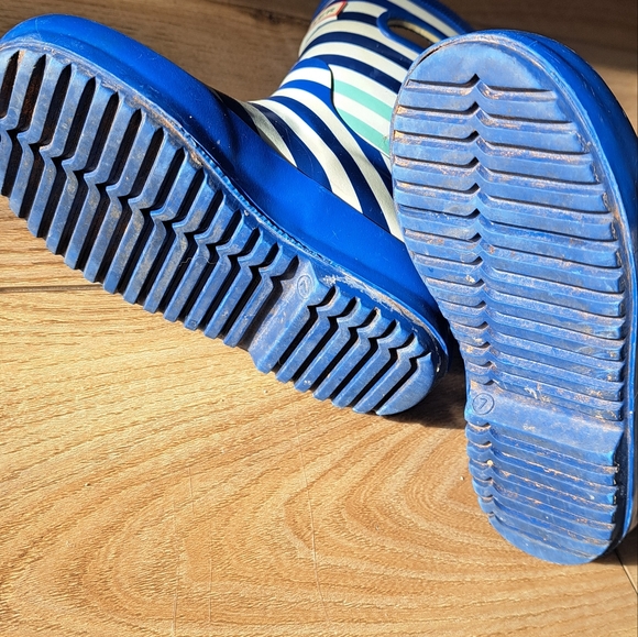 Hunter kids 7 striped rain boots - Picture 4 of 4